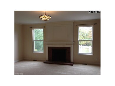 Family room with newer carpet and wood burner with