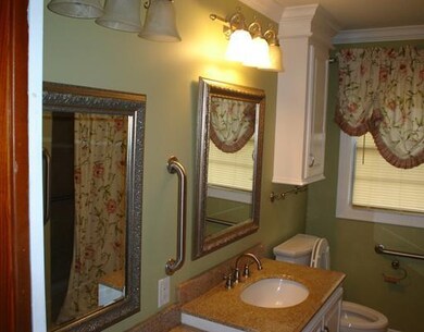 Master Bath/Spa. Handicap accessible shower in bat