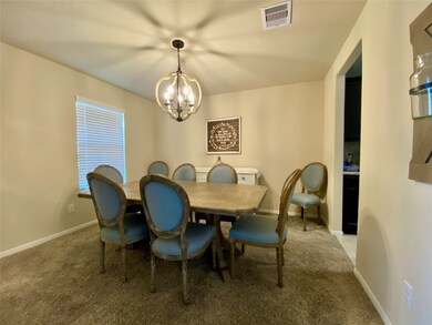 Spacious formal dining!