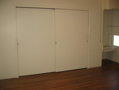 The master bedroom features an abundance of closet
