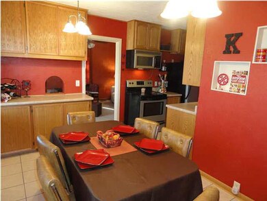 Dining area with new storage cabinetry