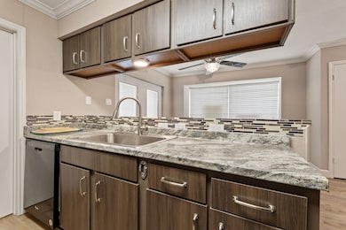 Kitchen sink/dishwater side
