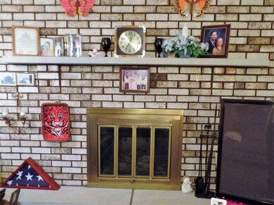 Focal point is the Fireplace in family room
