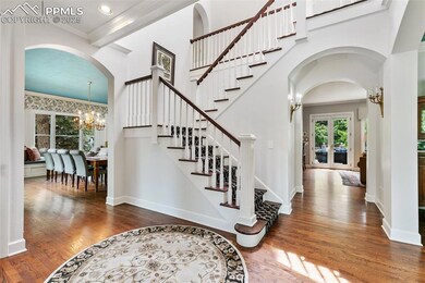 Front foyer with dining room to the left