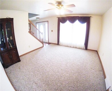 The formal dining room is large enough for any fam