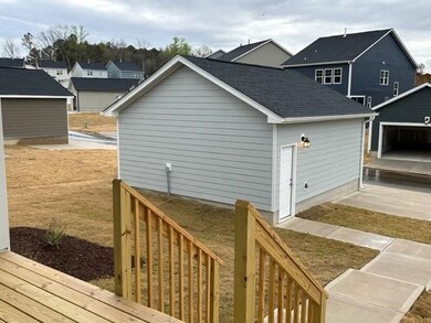 Actual Photo of Rear of Home