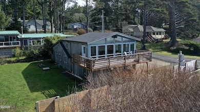 West side of house