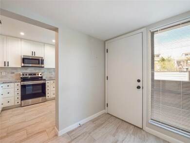 Foyer and kitchen