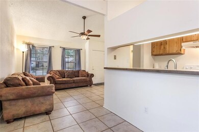 View of Living Room from Dining area