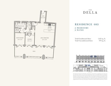 The Della Floorplan 403