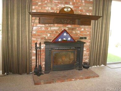 Fireplace in the living room