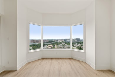 Dining room with 19th floor views.