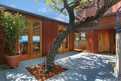 Secluded entry courtyard.