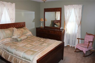 Master bedroom with large closet