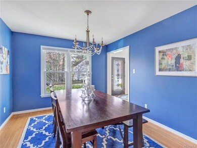 View of dining room from kitchen