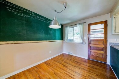 Dining Room w/ Chalkboard Accent