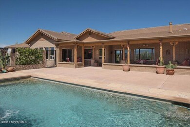 4780 Sedona View Back of home with pool