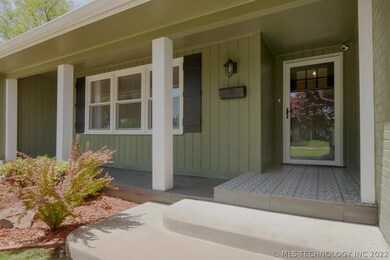 Welcoming porch.