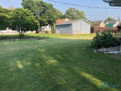Large backyard
