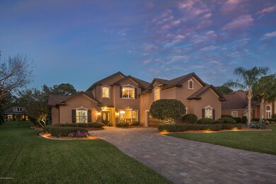 Twilight Front View of Home