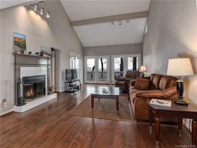 One of 2 wood burning fireplaces...and hardwood fl