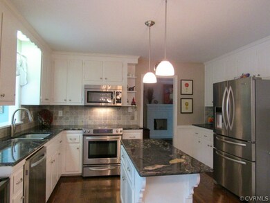 Updated kitchen with stainless Kitchen Aid applian