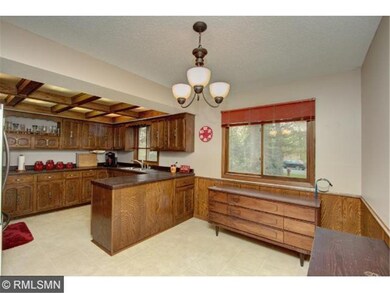 Kitchen offers plenty of space for casual dining.