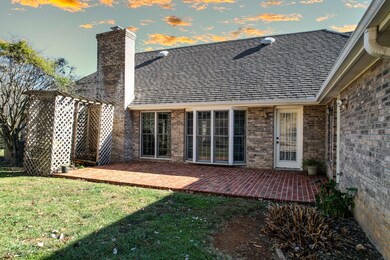 Easterly back patio and chimney