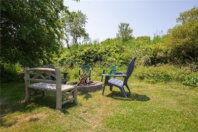 Side yard to south of house