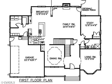 1st Floor Plan