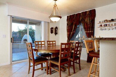 Kitchen Nook Opens to Backyard