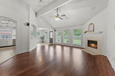 The expansive windows not only make the space feel