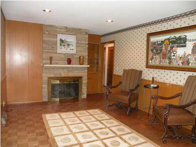 Hearth room off of kitchen and adjacent to sun roo