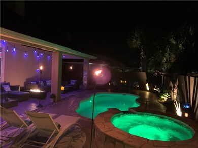 Pretty Lighting in and around Pool & Patio