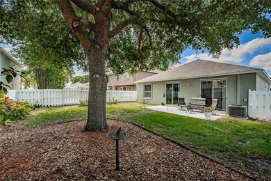 fenced in back yard