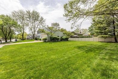 Large rear and side yard