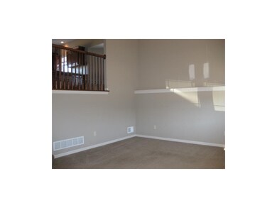 Dining area overlooking great room.