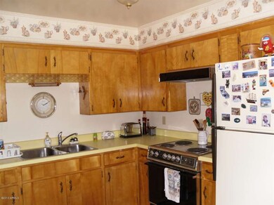 Kitchen and frig remains