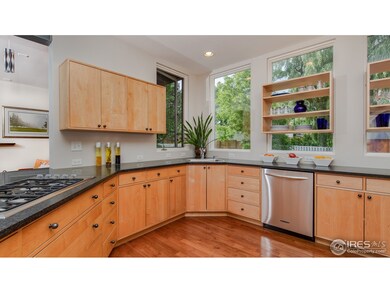 Naturally sunlit kitchen