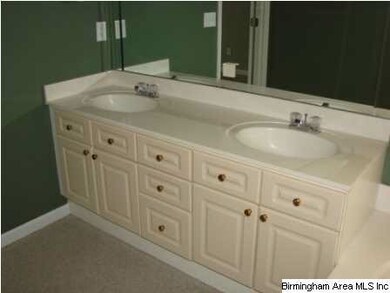 Twin vanity area in master bath