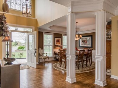 Formal Dining area is open, notice the mill work o