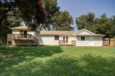 This home has great lines in the rear of the house