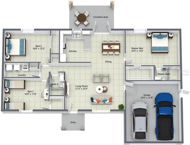*Virtually Staged, this is a photo of another completed home of the same model (Sunshine 3) owned by TRB. Features and options subject to change.*