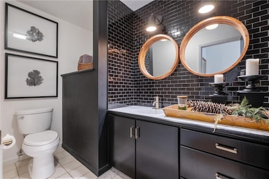 Main level half bath