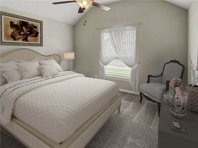 Stock photo, home will look similar.