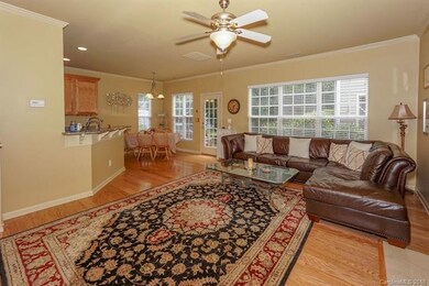 Kitchen, breakfast room and great room all flow to