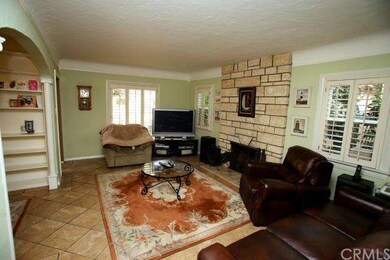 View of living room from the hallway allows you to