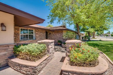 Professionally designed front patio