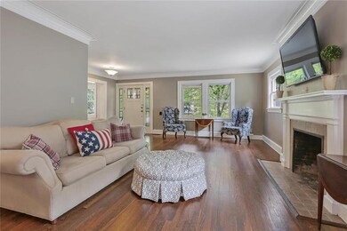 View of entry way and living room