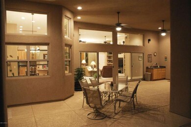 Entertainer's Backyard at Night